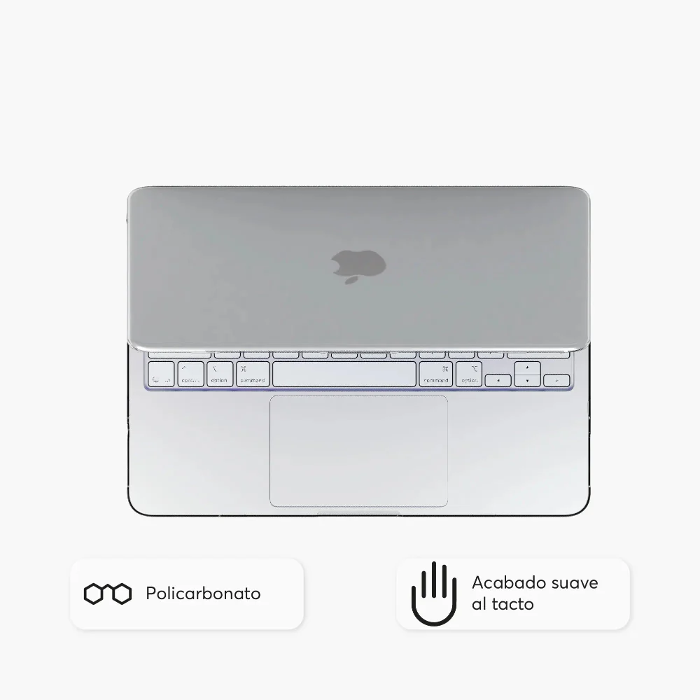 Hardcase Crystal Clear NCO para MacBook Neo 13 - Transparente - Image 4