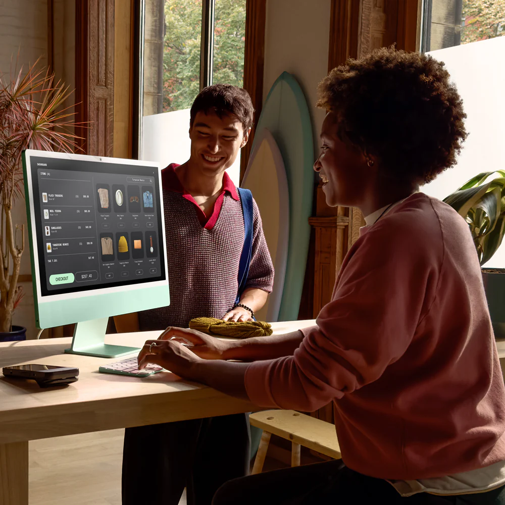 iMac con pantalla Retina 4,5K de 24 pulgadas: Chip M4 de Apple con CPU de 8 núcleos y GPU de 8 núcleos, 256 GB SSD - Plata - Image 8