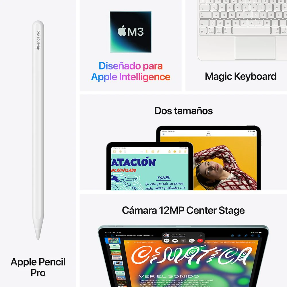 iPad Air de 13 pulgadas Wi-Fi 128 GB - Blanco estrella (M3) - Image 9
