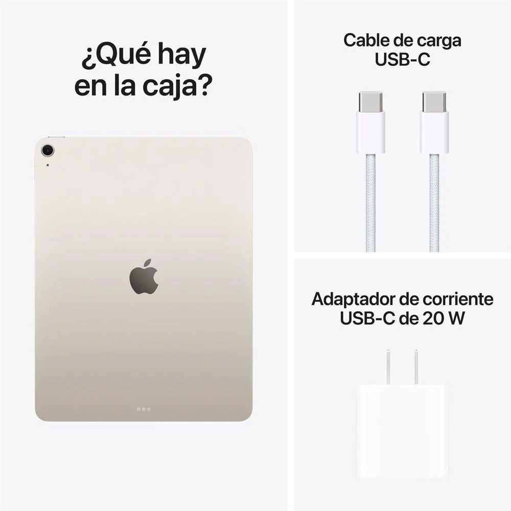 iPad Air de 13 pulgadas Wi-Fi 128 GB - Blanco estelar (M4) - Image 10