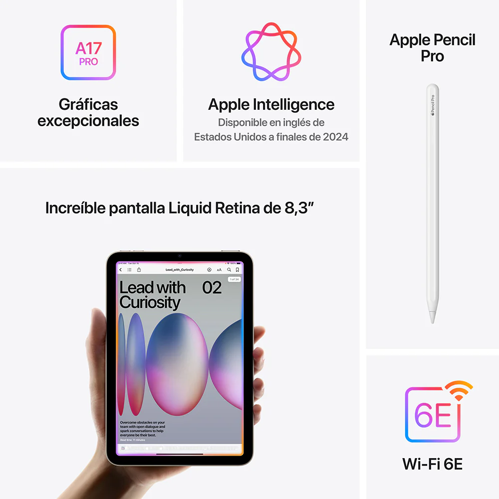 iPad mini Wi-Fi 128 GB - Morado (A17 Pro) - Image 7