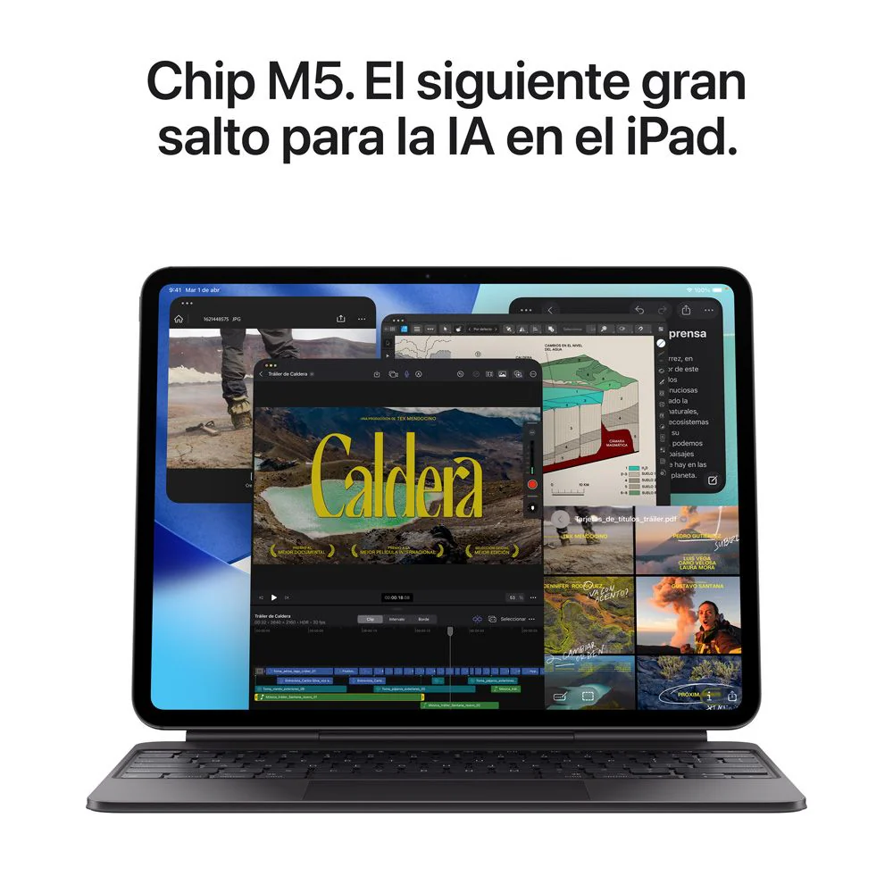 iPad Pro de 11 pulgadas Wi-Fi 256 GB Vidrio estándar - Negro espacial (M5) - Image 4