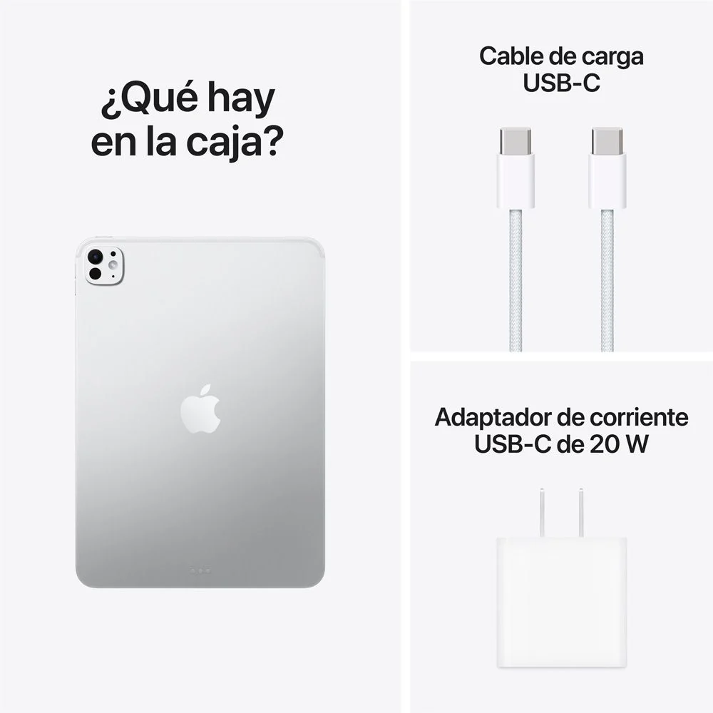 iPad Pro de 11 pulgadas Wi-Fi 256 GB Vidrio estándar - Color plata (M5) - Image 9