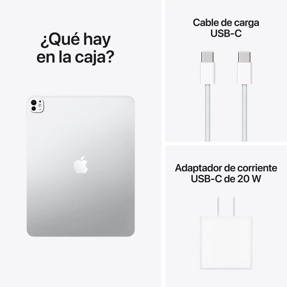 iPad Pro de 13 pulgadas Wi-Fi 256 GB Vidrio estándar - Color plata (M5) - Image 9