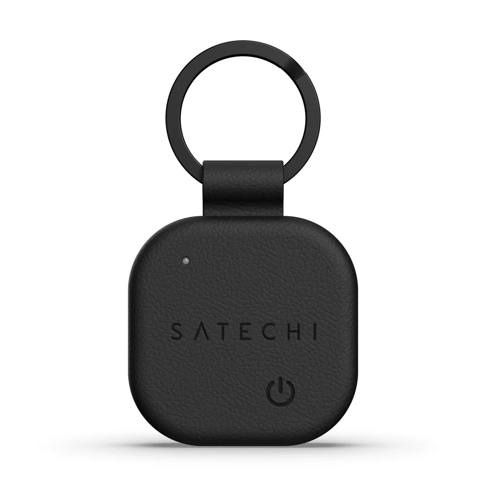 Llavero de Cuero Vegano Satechi Compatible con Find My - Negro - Image 3