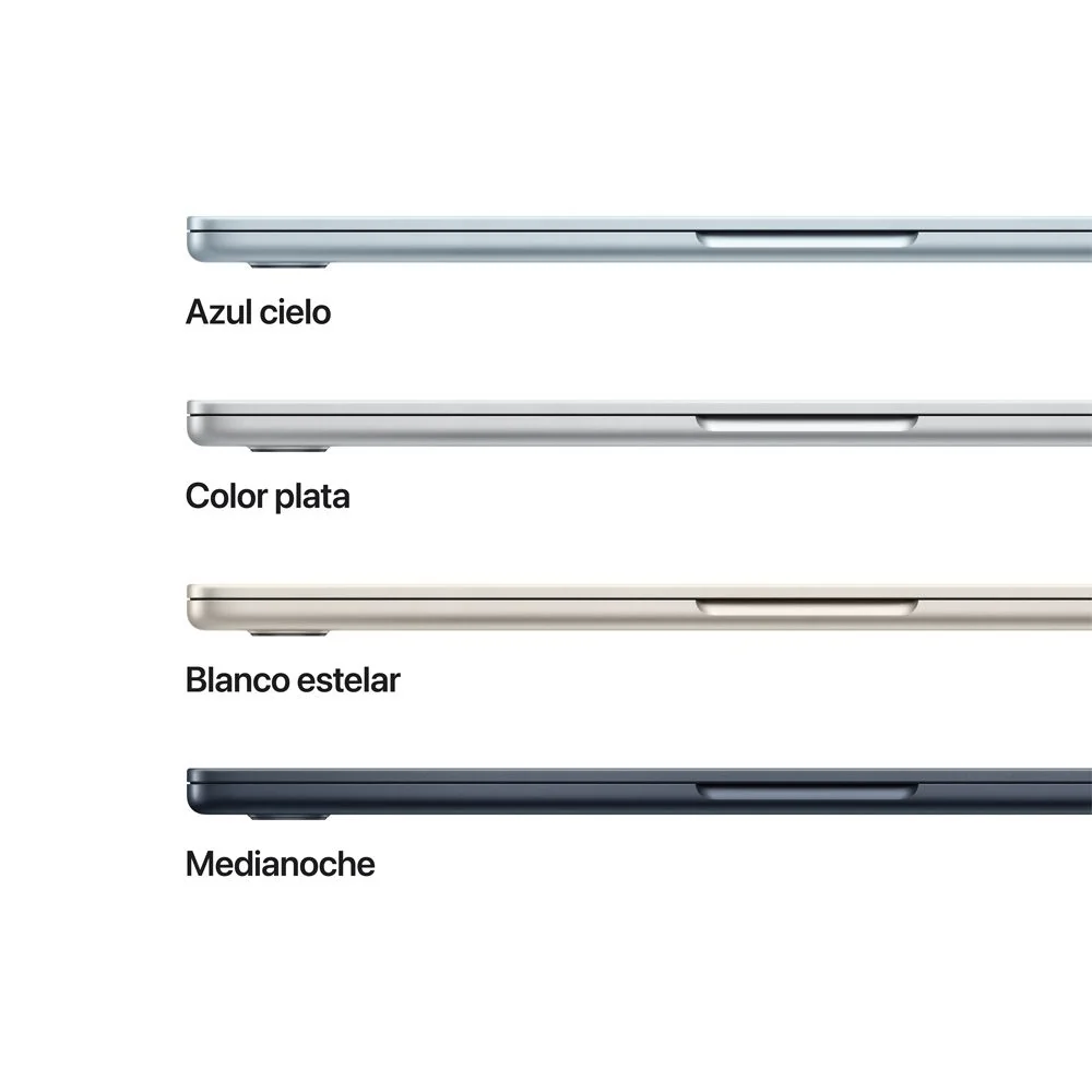 MacBook Air de 13 pulgadas: Chip M5 de Apple con CPU de 10 núcleos y GPU de 8 núcleos, 512 GB SSD - Azul medianoche - Image 3