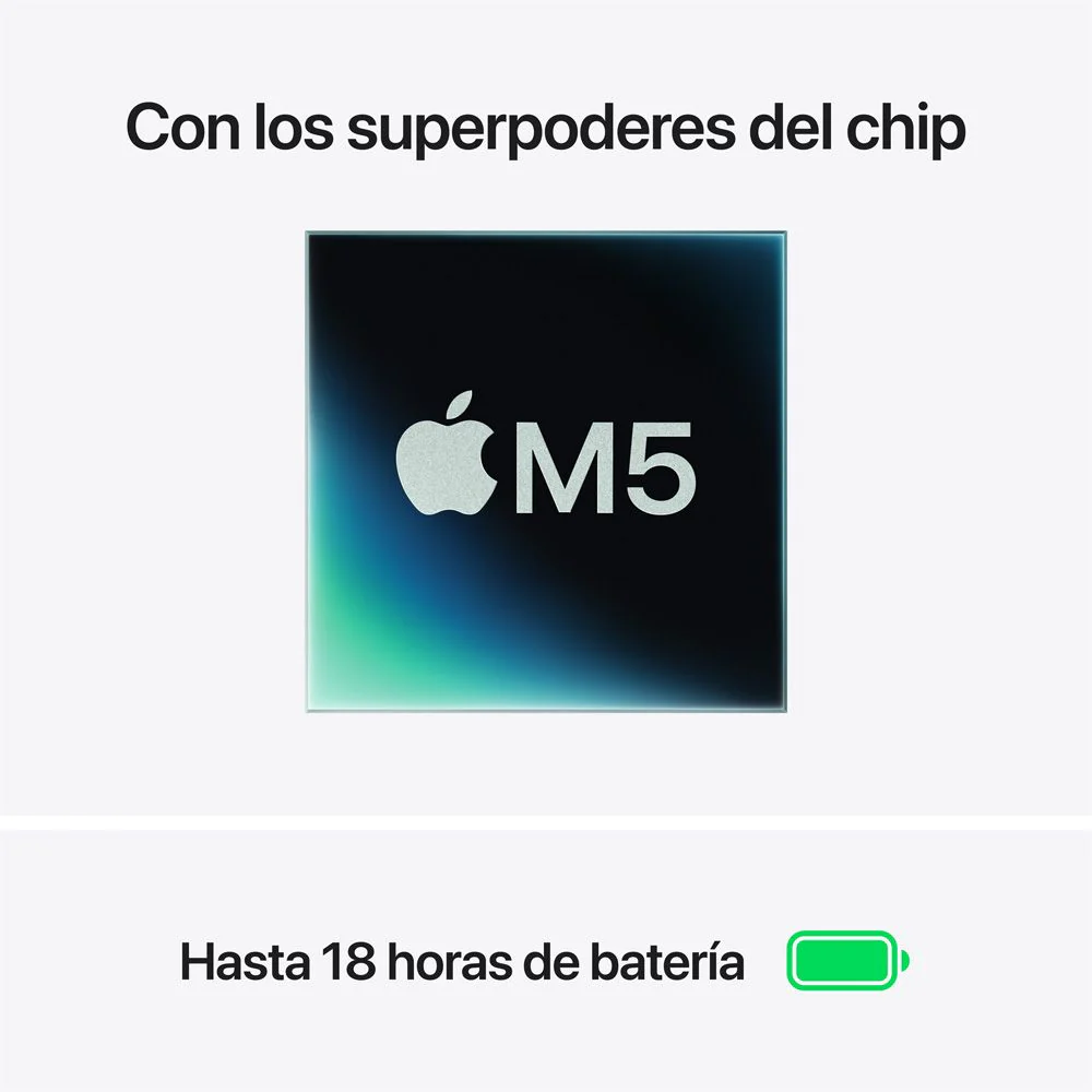 MacBook Air de 13 pulgadas: Chip M5 de Apple con CPU de 10 núcleos y GPU de 8 núcleos, 512 GB SSD - Azul medianoche - Image 4