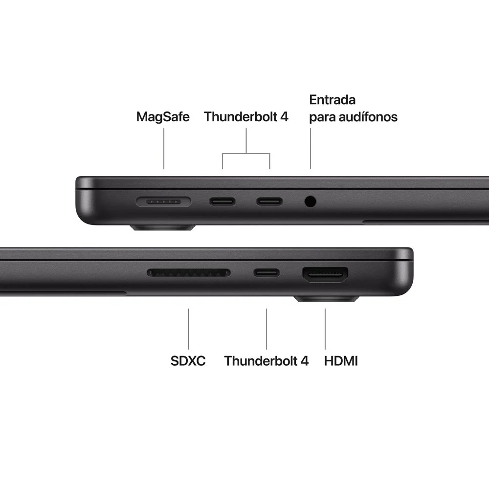 MacBook Pro de 14 pulgadas: Chip M5 de Apple con CPU de 10 nĂșcleos y GPU de 10 nĂșcleos, 1 TB SSD - Negro espacial - Image 7