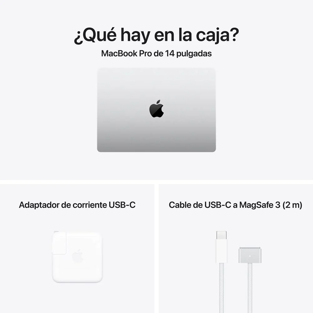 MacBook Pro de 14 pulgadas: Chip M5 de Apple con CPU de 10 nĂșcleos y GPU de 10 nĂșcleos, 1 TB SSD - Color plata - Image 9