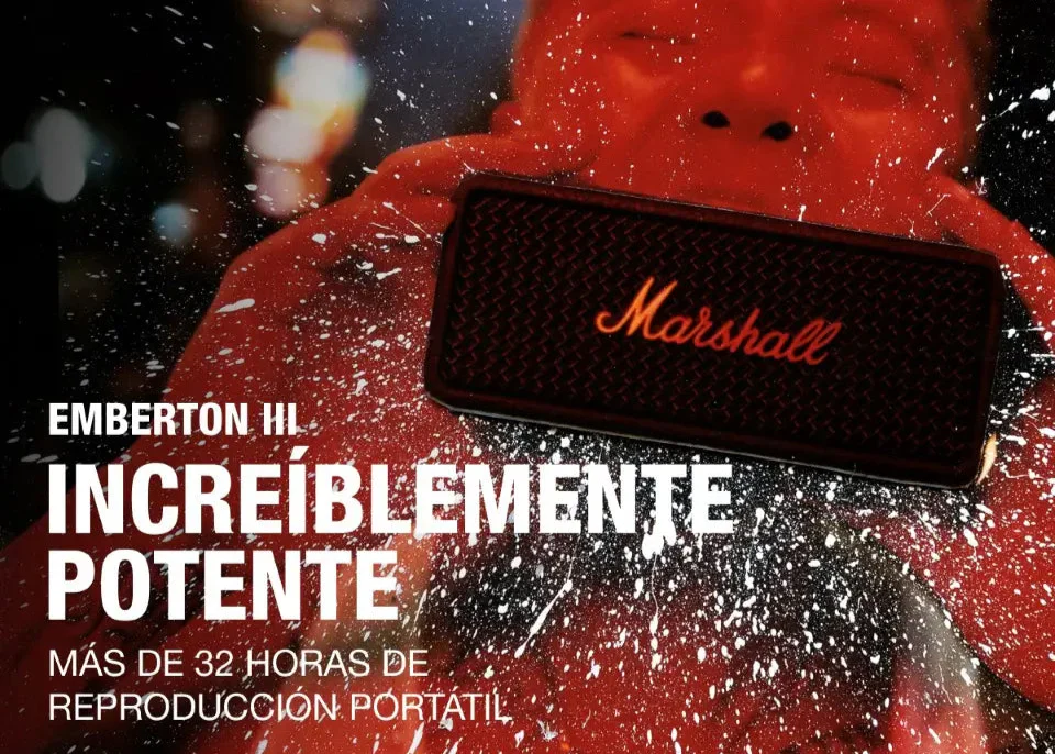 Parlante Marshall Emberton III Bluetooth - Negro/Laton - Image 9