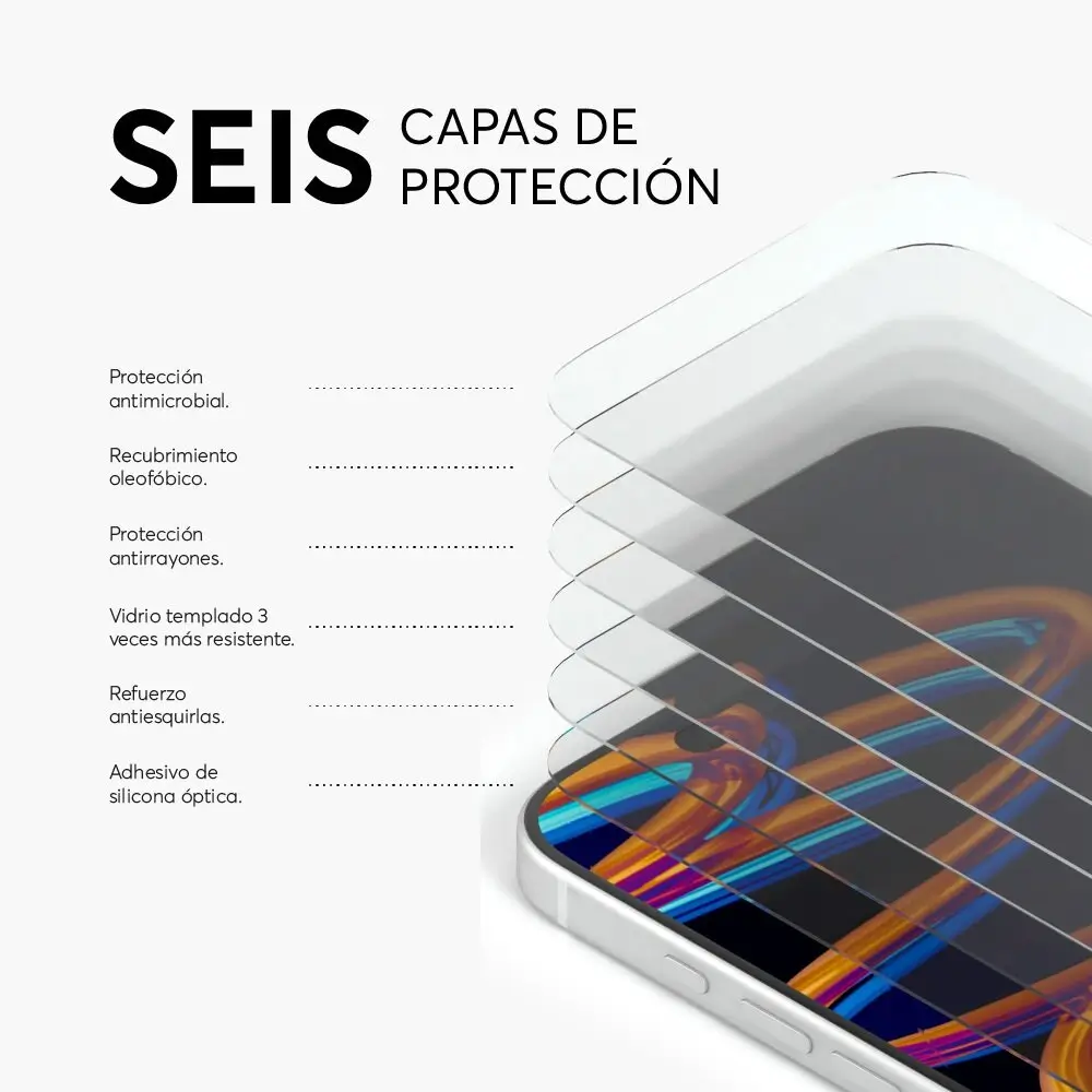 Protector de Pantalla NCO GlassGuard iPhone 16 Pro Max - Image 4