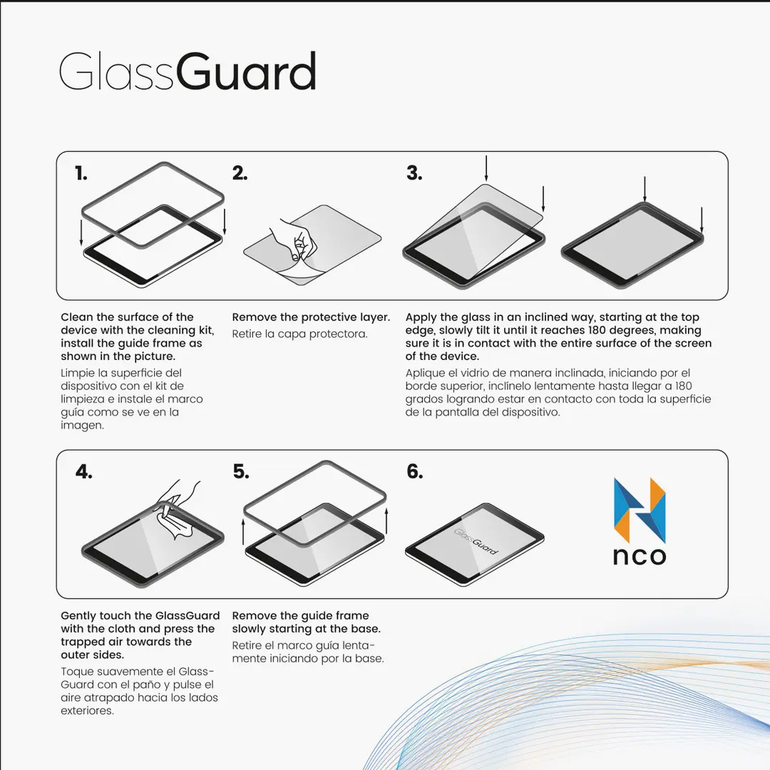 Protector de Pantalla NCO GlassGuard para iPad Pro 11 - Image 3