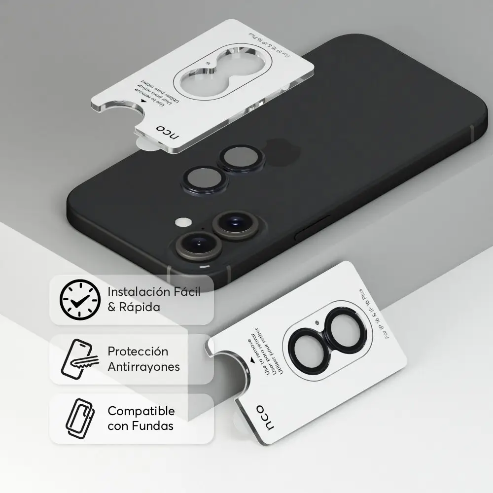 Anillos protectores de cámara NCO para iPhone 16/16 Plus - Image 3