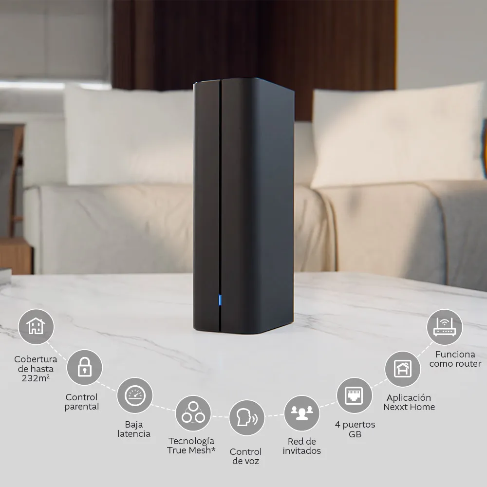 Router Inalámbrico Nexxt Bolt AX3000 Plus - Negro - Image 2