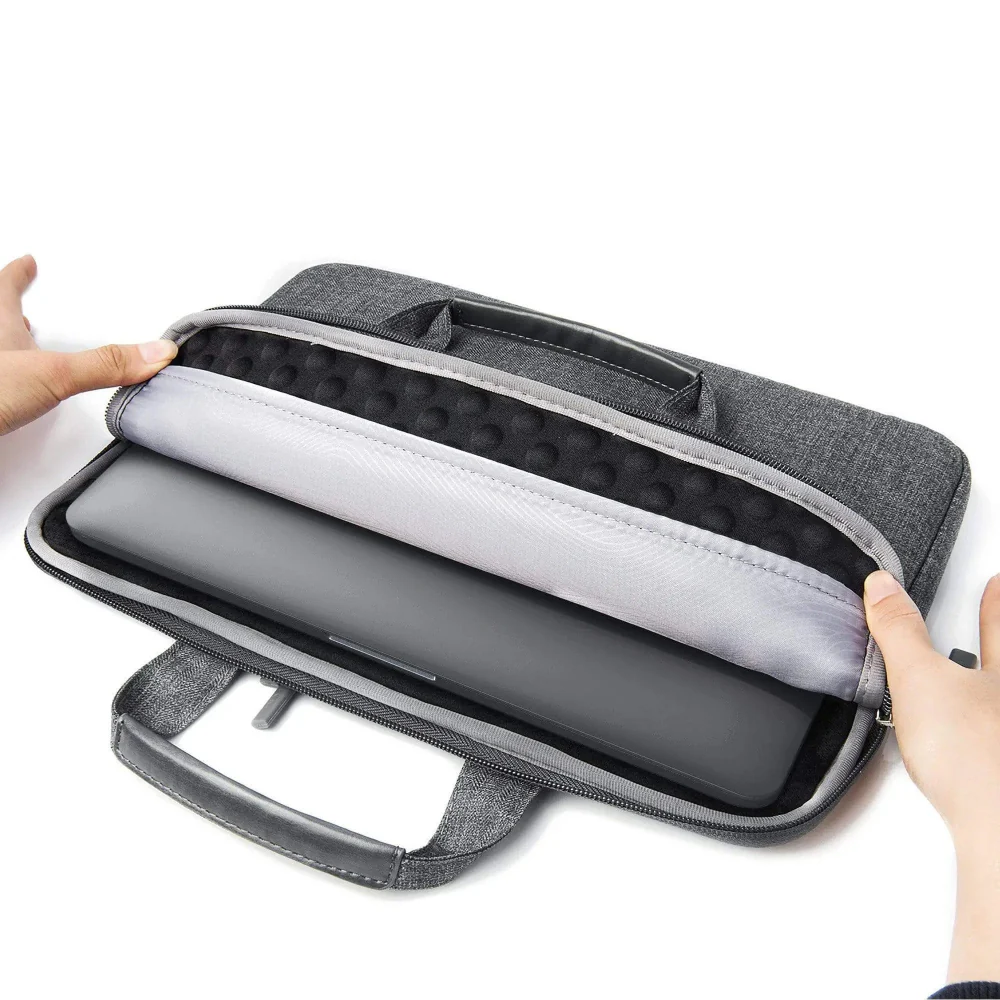 Funda impermeable Satechi para portátil 15" con bolsillos - Gris - Image 6