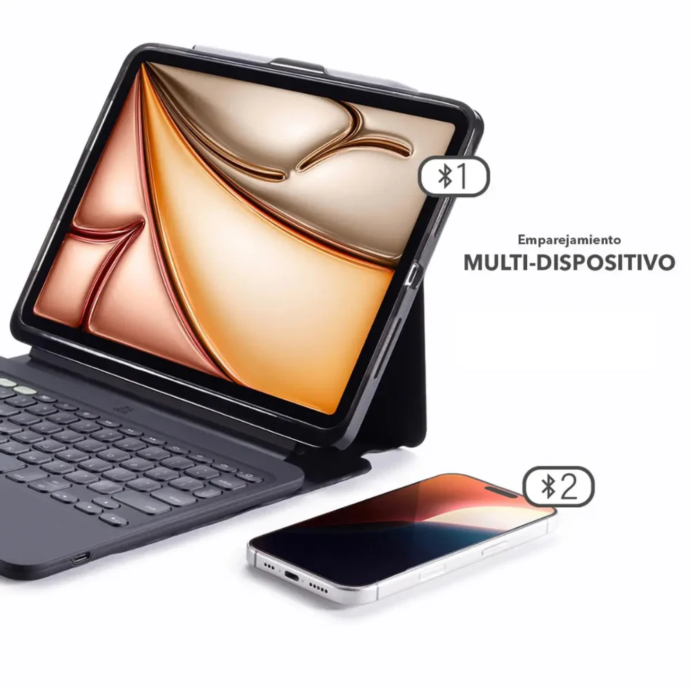 Teclado Zagg con funda Pro Keys 2 para iPad Air 13 M2 - Negro - Image 6