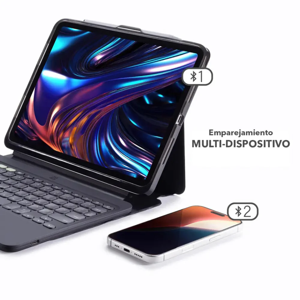 Teclado Zagg con funda Pro Keys 2 para iPad Pro 13 (M4/M5) - Negro - Image 7